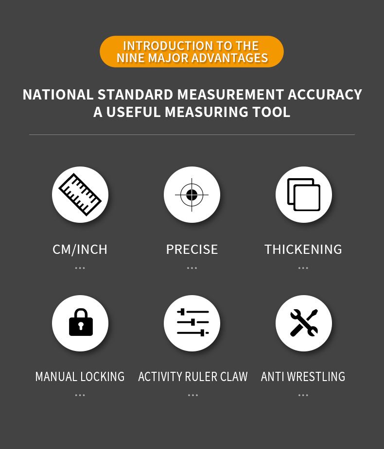 7.5M Heavy Duty Steel Tape Measure with Push-Button Lock 3 7.5M Heavy Duty Steel Tape Measure with Push-Button Lock - Image 3