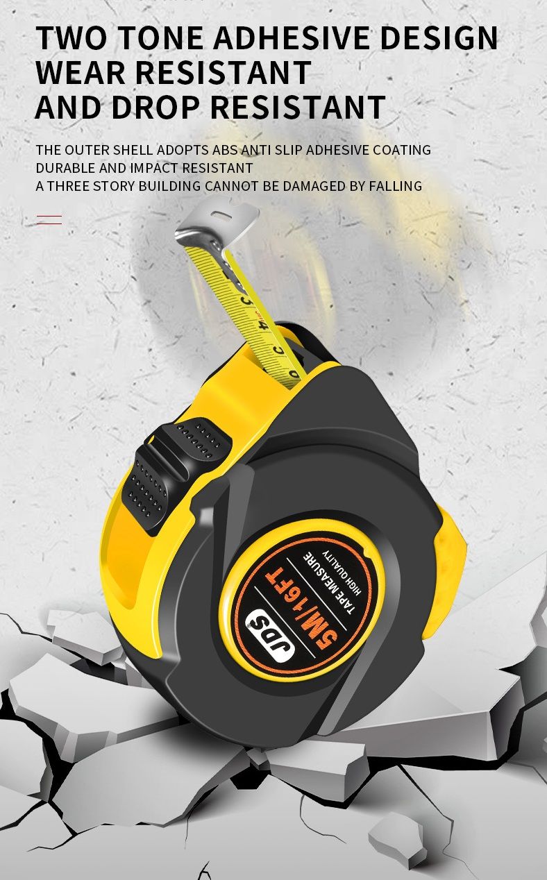 7.5M Heavy Duty Steel Tape Measure with Push-Button Lock 11 7.5M Heavy Duty Steel Tape Measure with Push-Button Lock - Image 11