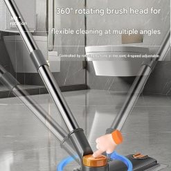 V-Shaped Floor Scrub Brush 360 Rotating Head 19 V888 ELOSUNG53071 06