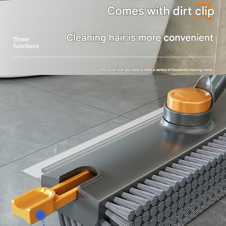 V-Shaped Floor Scrub Brush and Suction Mop Holder Set 5 V-Shaped Floor Scrub Brush and Suction Mop Holder Set - Image 5
