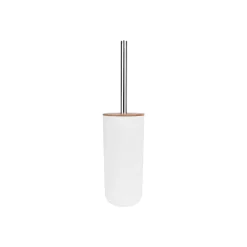 Alternative view of 2 Pcs Bamboo-Lid Toilet Brush – Clevinger Collection, BPA-Free