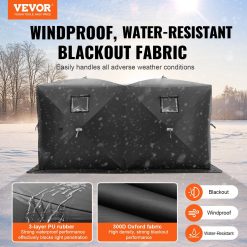 Alternative view of Pop-up Ice Fishing Shelter 6-8 Person 70 sq ft