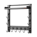 Heavy Duty Steel Gun Rack Wall Mount, 3 Rifle