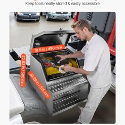 Aluminium semi-truck step toolbox, 610 x 695 x 645 mm 14 V952 BTGJXBTGJX3TF391R001V0 03