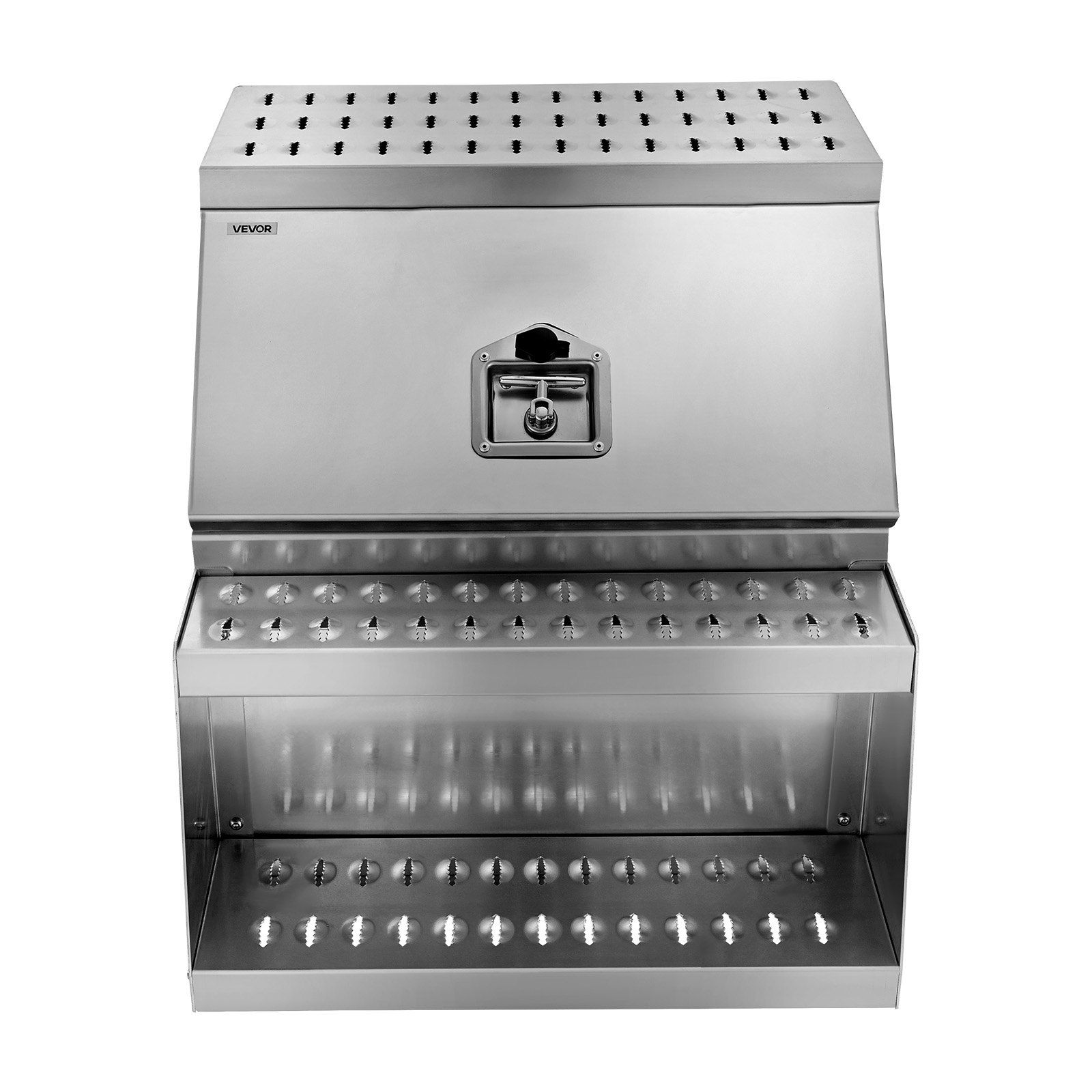 Aluminium semi-truck step toolbox, 610 x 695 x 645 mm 11 Aluminium semi-truck step toolbox, 610 x 695 x 645 mm - Image 11