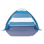 4-Person Beach Tent with UPF 50+ Sun Shelter