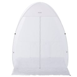 Spray Paint Shelter, 60 x 60 x 70 in Pop-Up Portable Spray Paint Tent with Built-In Floor, Exhaust Window and Storage Bag, Foldable Paint Booth for Furniture, DIY Hobby Tool Painting Station