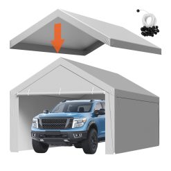 Carport replacement canopy 6 x 4 m UV-resistant waterproof