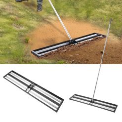 Lawn Leveling Rake 254 x 1219 mm with Adjustable Handle