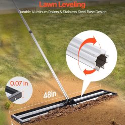 Alternative view of Lawn Leveling Rake 254 x 1219 mm with Adjustable Handle