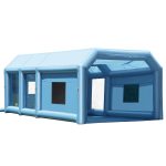 Inflatable Paint Booth 33ft with Dual Blowers and Air Filter