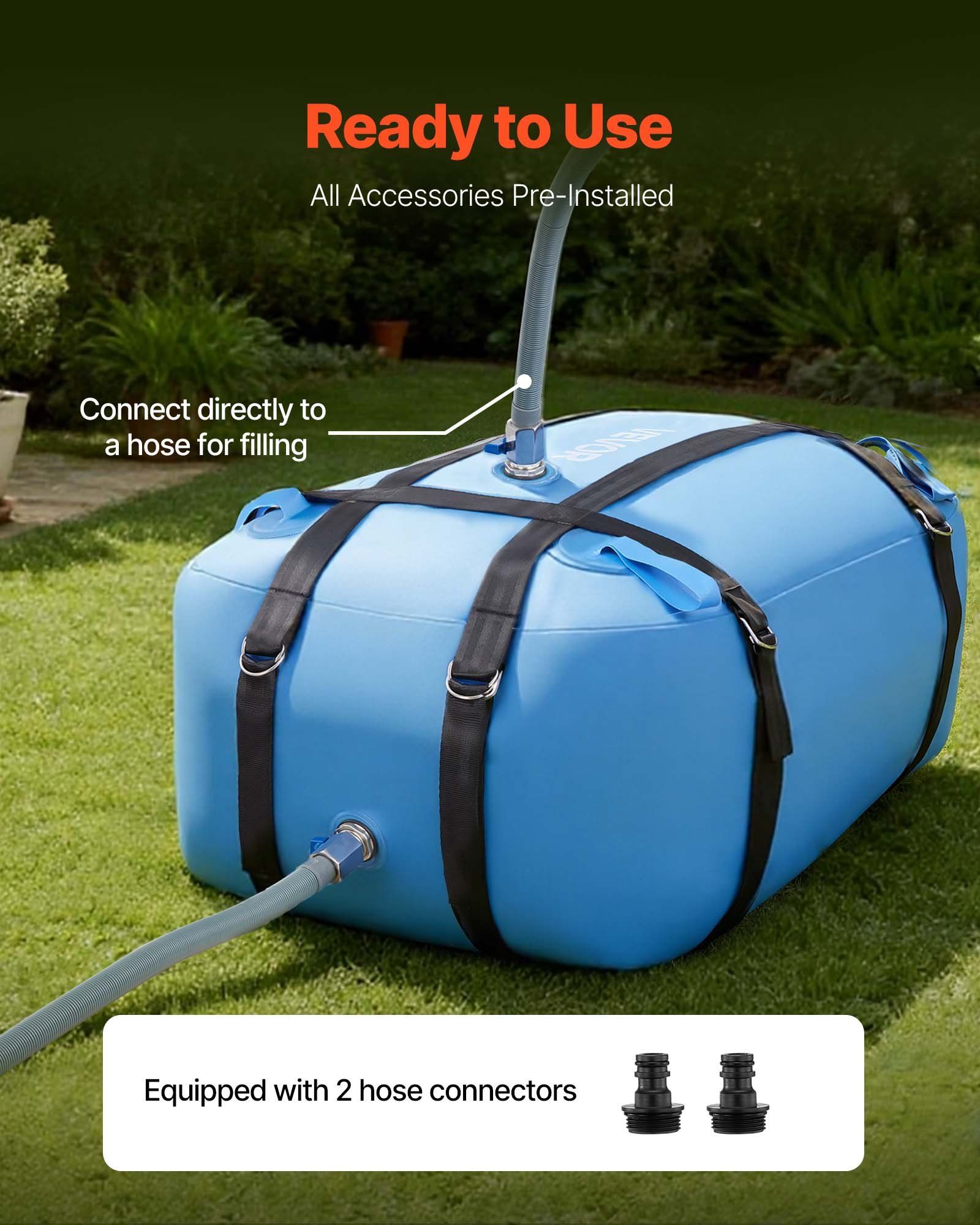 Water storage bladder 132L TPU collapsible tank 5 Water storage bladder 132L TPU collapsible tank - Image 5