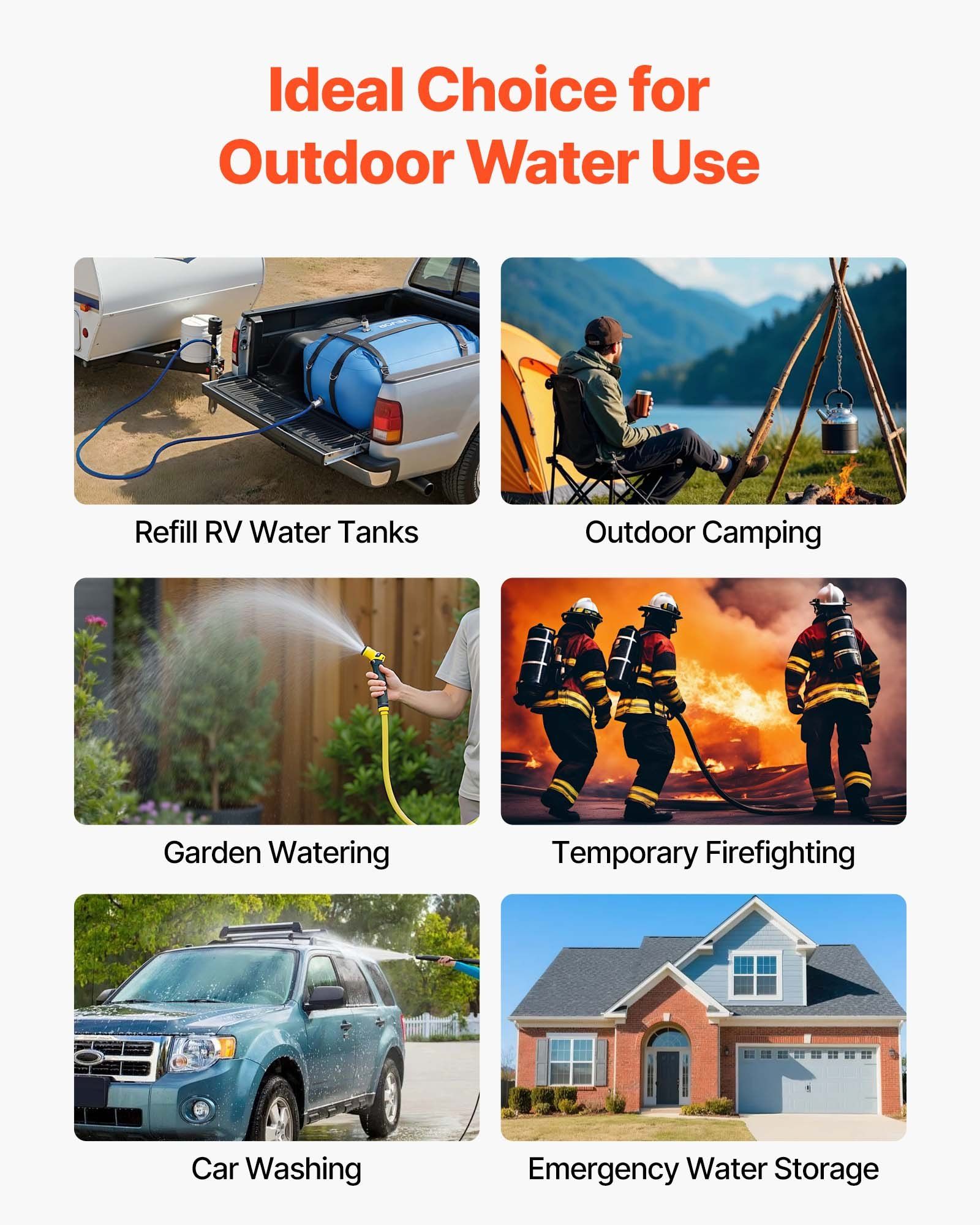Water storage bladder 132L TPU collapsible tank 7 Water storage bladder 132L TPU collapsible tank - Image 7