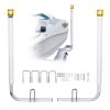Boat Trailer Guide 1175mm with Solar LED Light, 2 Pack