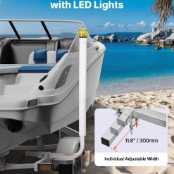 Alternative view of Boat Trailer Guide 1175mm with Solar LED Light, 2 Pack
