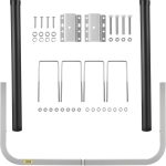 Boat trailer guide-ons 40" galvanized steel pair