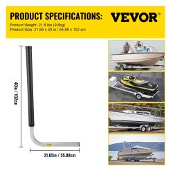 Boat trailer guide-ons 40" galvanized steel pair 17 V952 CTCDGHYL40PVC20BOV0 06