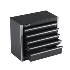Metal tool box with 5 drawers, 8.6 inch