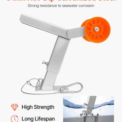 Alternative view of Boat Trailer Winch Stand with Roller, Adjustable 365-548 mm
