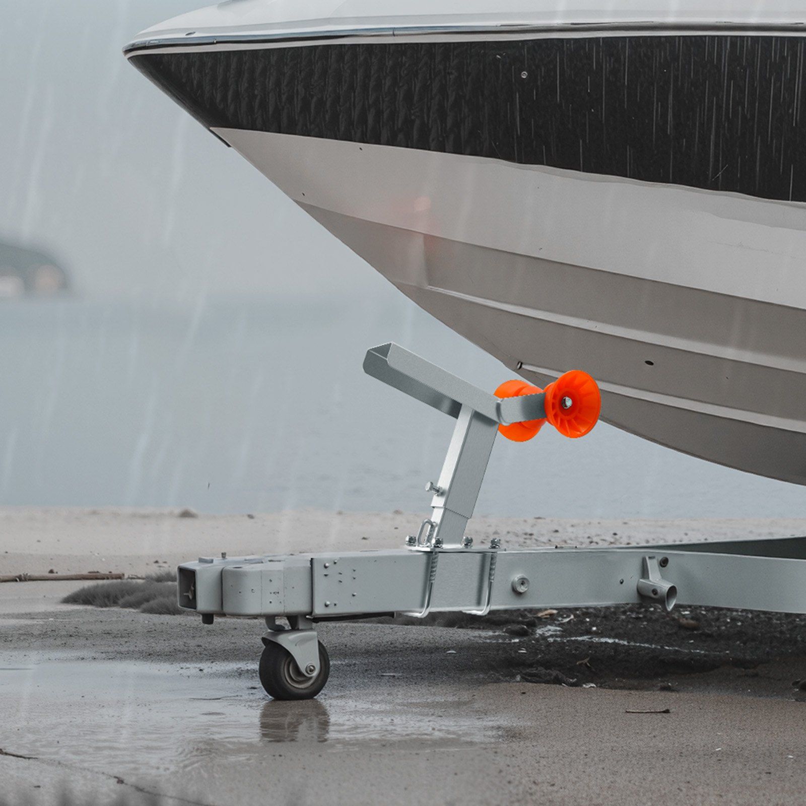 Boat Trailer Winch Stand with Roller, Adjustable 365-548 mm 8 Boat Trailer Winch Stand with Roller, Adjustable 365-548 mm - Image 8