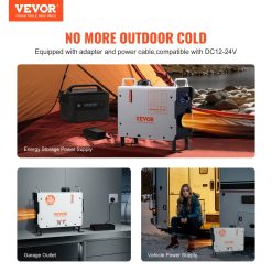 Alternative view of 2kW Diesel Heater 12V/24V with Bluetooth Remote