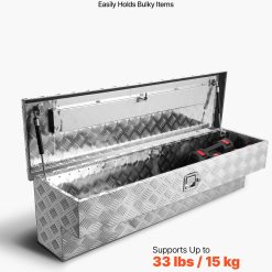 Heavy Duty Aluminum Truck Bed Tool Box 1219 x 340 x 330 mm 14 V952 CZGJX48INCHYG7NXK001V0 03
