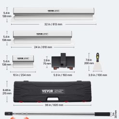 Alternative view of Drywall Skimming Blade Combo 10/24/32in with Extendable Handle