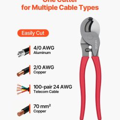 Alternative view of High Leverage Cable Cutter 235 mm, Forged Blade