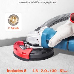 Alternative view of Angle Grinder Dust Shroud 100–125mm with Diamond Wheel