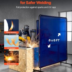 Bugout Australia - Outdoor, Camping, Auto and Survival gear 36 Alternative view of Welding Screen with Frame 1.74 x 1.74 m Blue