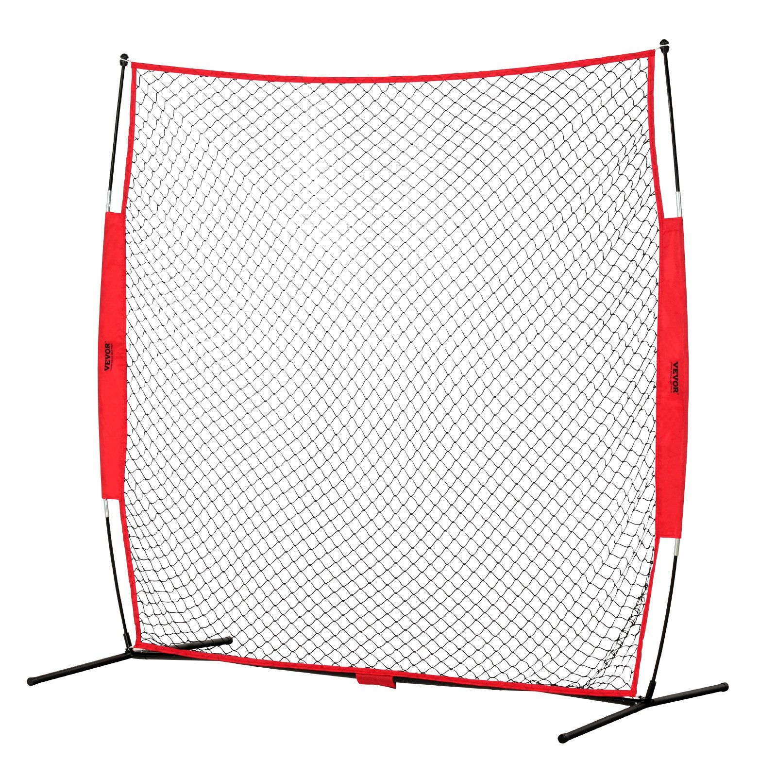 Barricade Backstop Net 7x7 ft Portable Ball Sports Barrier 1 Barricade Backstop Net 7x7 ft Portable Ball Sports Barrier