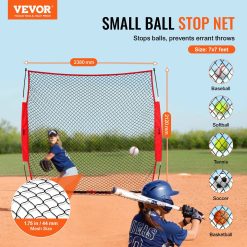 Alternative view of Barricade Backstop Net 7x7 ft Portable Ball Sports Barrier