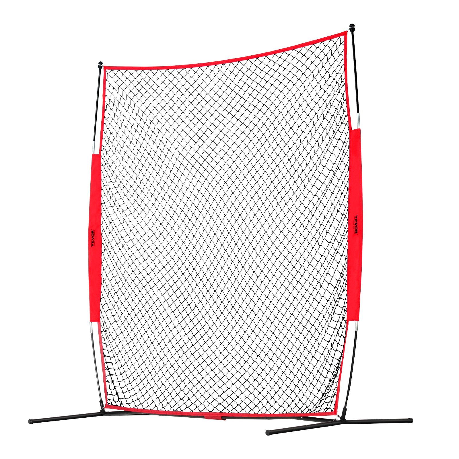 Barricade Backstop Net 7x7 ft Portable Ball Sports Barrier 9 Barricade Backstop Net 7x7 ft Portable Ball Sports Barrier - Image 9