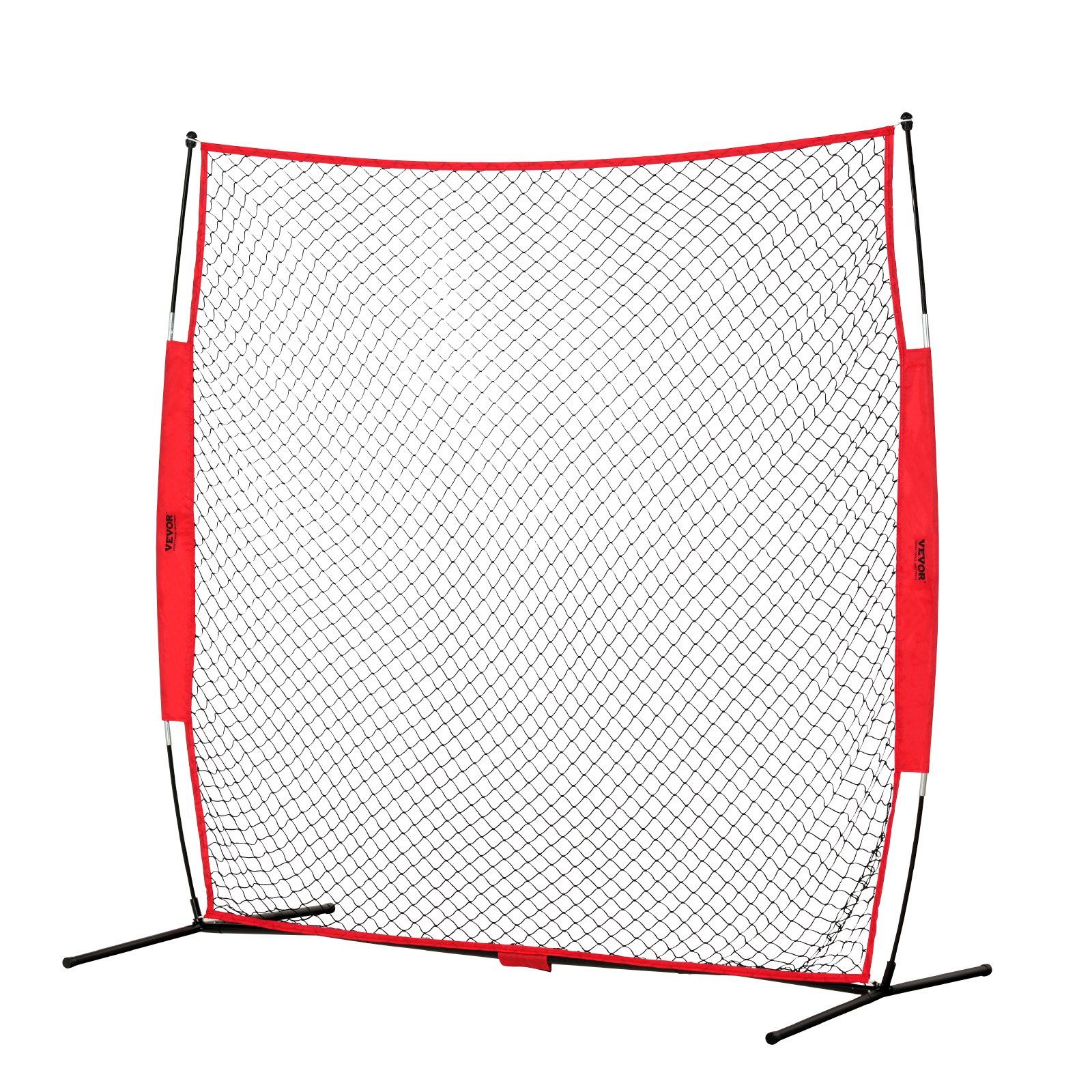 Barricade Backstop Net 7x7 ft Portable Ball Sports Barrier 10 Barricade Backstop Net 7x7 ft Portable Ball Sports Barrier - Image 10