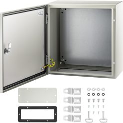 NEMA 4X steel electrical enclosure 16 x 16 x 8 inches