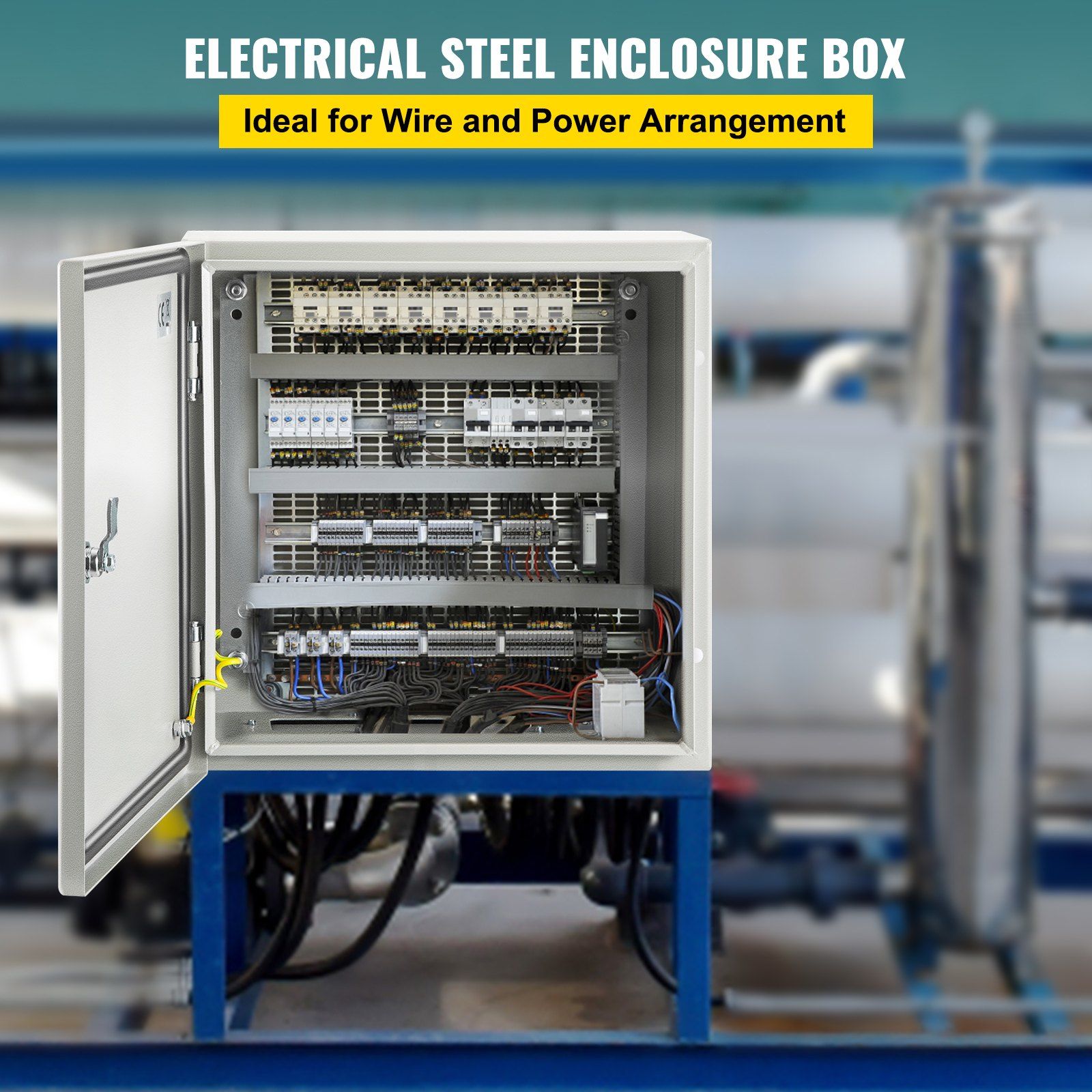 NEMA 4X steel electrical enclosure 16 x 16 x 8 inches 2 NEMA 4X steel electrical enclosure 16 x 16 x 8 inches - Image 2