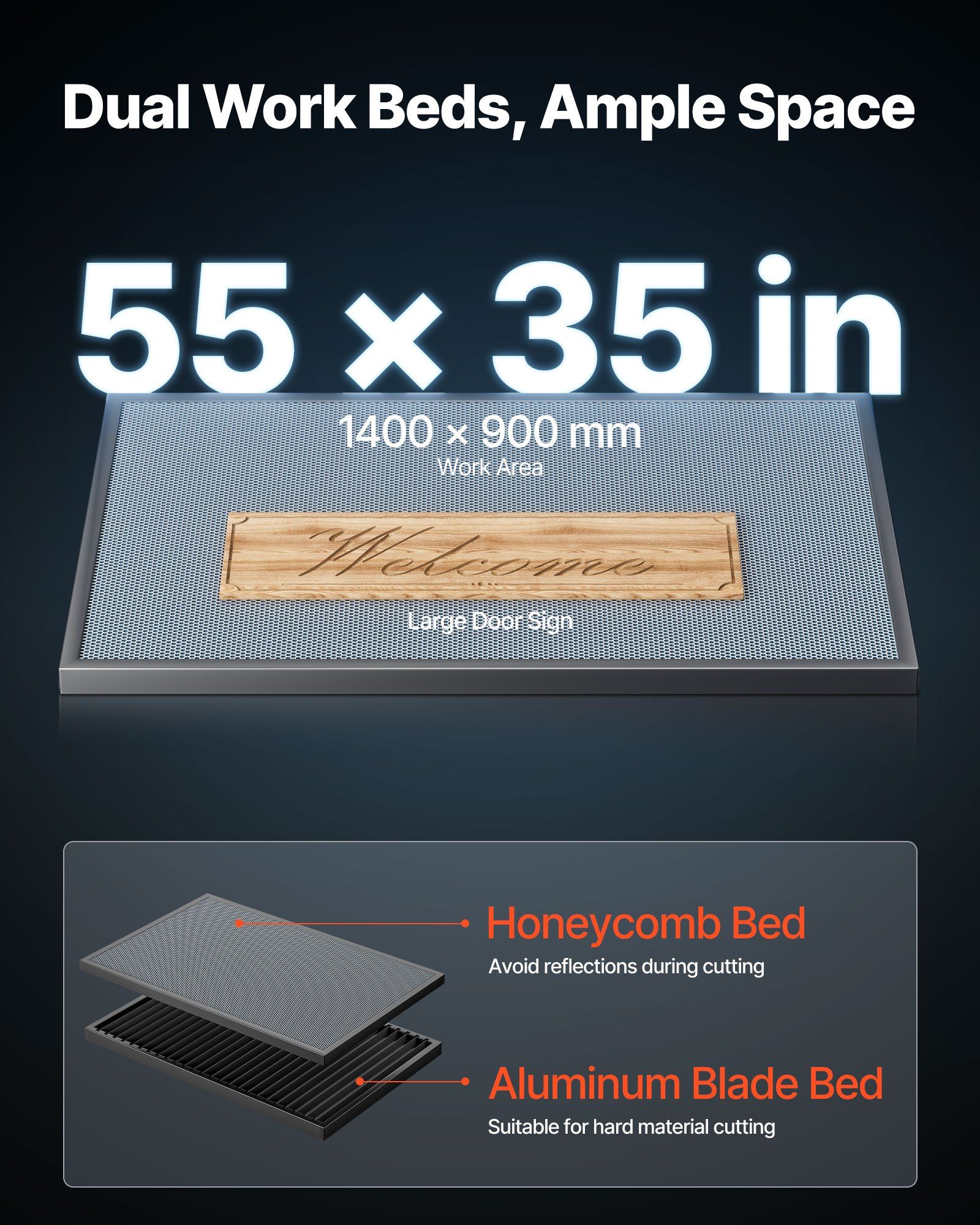 130W CO2 Laser Engraver 1400 x 900 mm with Water Chiller 5 130W CO2 Laser Engraver 1400 x 900 mm with Water Chiller - Image 5