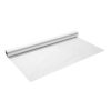 House Wrap, 1.37 x 45.72 m, 0.13 mm Thick Vapor Barrier, Heavy Duty Plastic Sheeting for Tear-resistant, Drop Cloth Vapor Barrier Covering for Residential & Commercial Construction, White