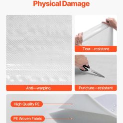 House Wrap Vapor Barrier 2.74 x 45.7 m, 0.13 mm 14 V952 FSTQM9FT150FSRA05001V0 03