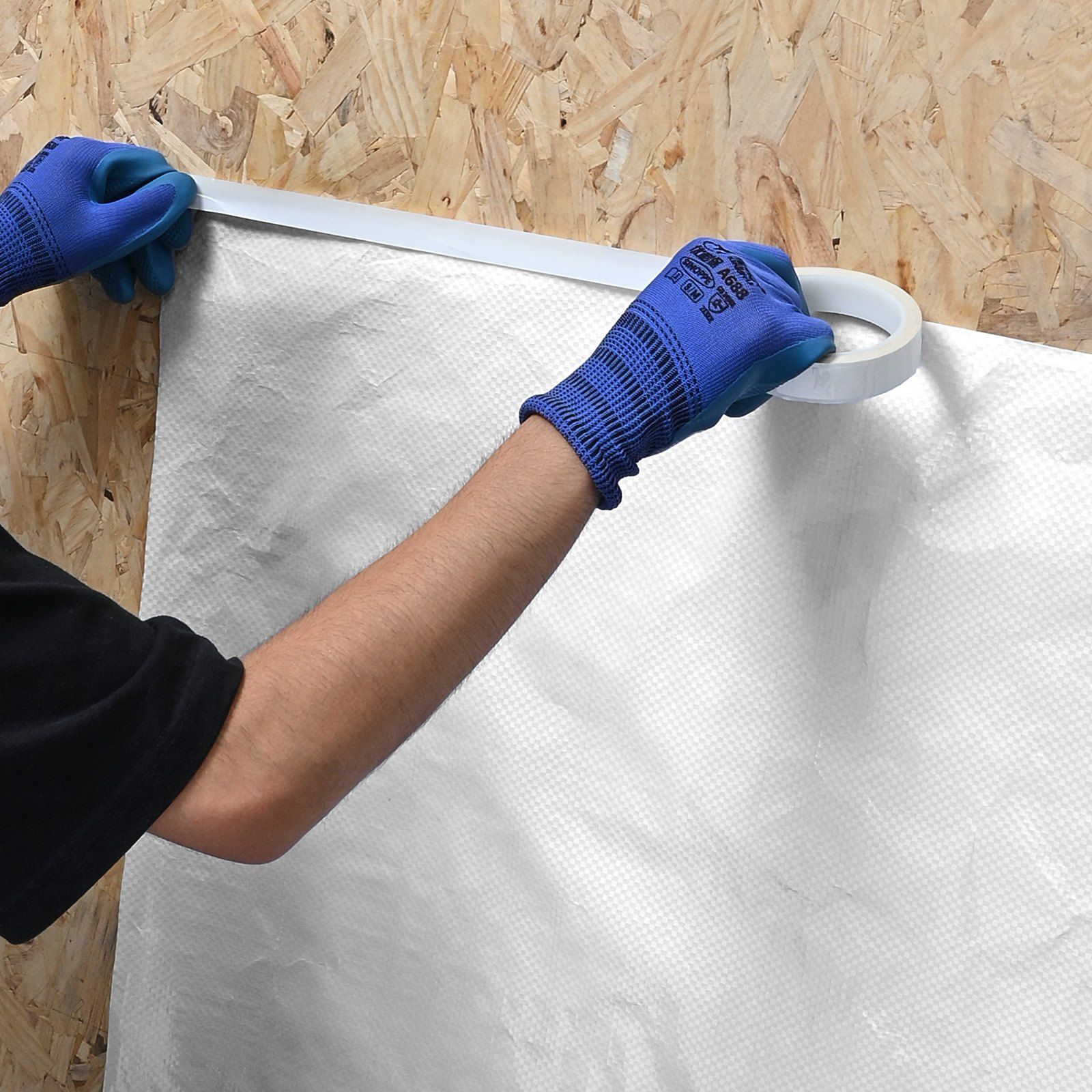 House Wrap Vapor Barrier 2.74 x 45.7 m, 0.13 mm 10 House Wrap Vapor Barrier 2.74 x 45.7 m, 0.13 mm - Image 10