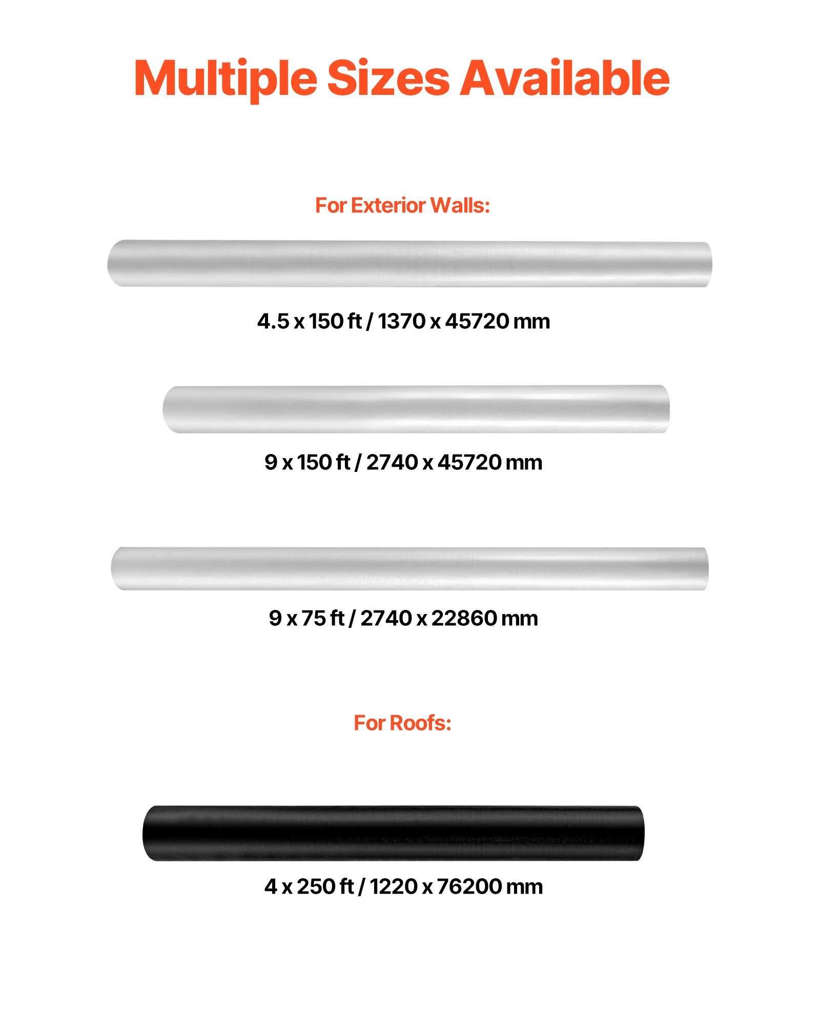 House wrap 9 x 75 ft vapour barrier 7 House wrap 9 x 75 ft vapour barrier - Image 7