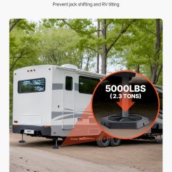 Alternative view of RV Leveling Pads 4-Pack 5000 lbs Rubber Jack Stabilizers