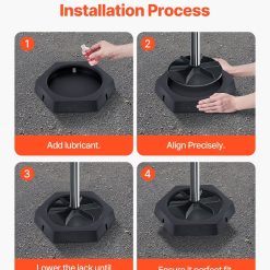 RV Leveling Pads 4-Pack 5000 lbs Rubber Jack Stabilizers 15 V952 FXBDSJT15YC1UPSHJV0 04