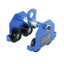 Manual beam trolley 0.5 tonne adjustable I-beam