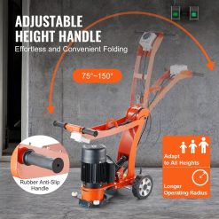 7" Electric Concrete Floor Grinder 2.0HP Brushless 16 V952 HNTSGJJS13002S4ZDV3 05