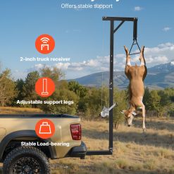 Alternative view of Truck hitch game hoist 300 lbs capacity with winch