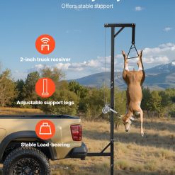 Alternative view of Truck hitch game hoist 600 lbs capacity with winch