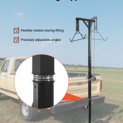 Truck hitch game hoist 600 lbs capacity with winch 14 V952 KCSSLSHL600LDZE1M001V0 03