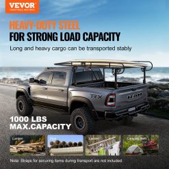 Alternative view of Truck Ladder Rack 1000 LBS Capacity Adjustable