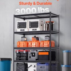 Alternative view of 5-Tier Heavy Duty Metal Garage Shelving Unit